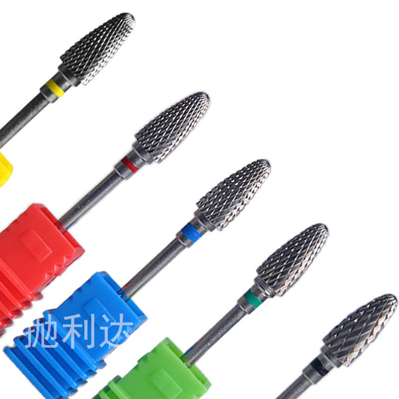 钨钢磨头小型打磨机直机牙机刀头2.35牙科玉米挫刀钻头电钻抛光头