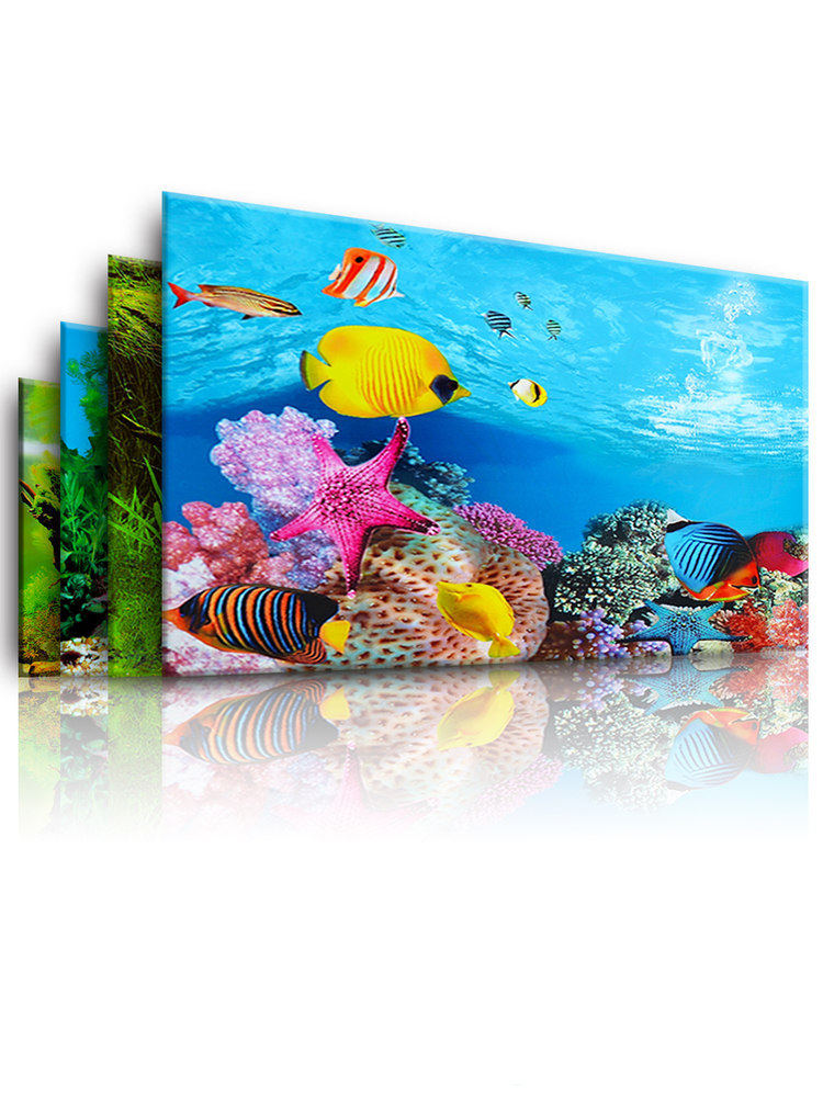 Wallpaper wallpaper wallpaper wallpaper outer pattern of pure aquarium background sandfish tank background paper coral stone living room decoration