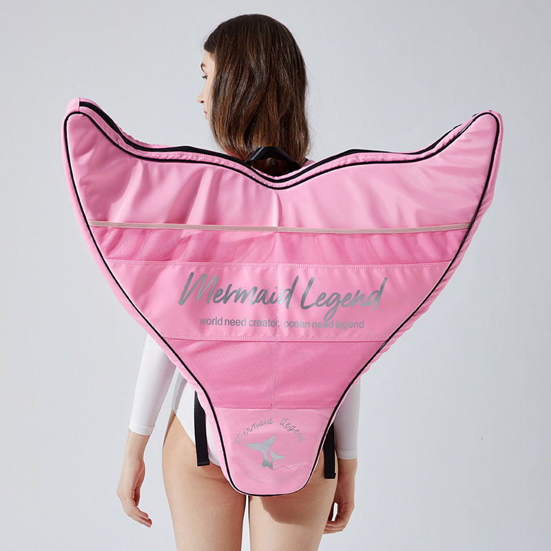 Domestic beauty fish footed webbed bag female swimming free training diving equipped adult diving single webbed man fish tail