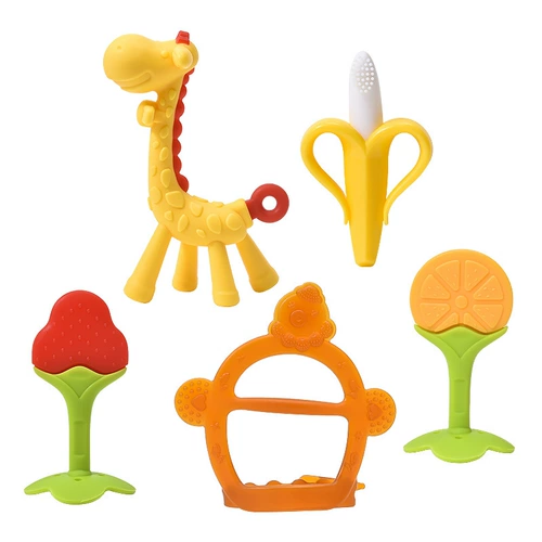 Детский жевательный силиконовый прорезыватель