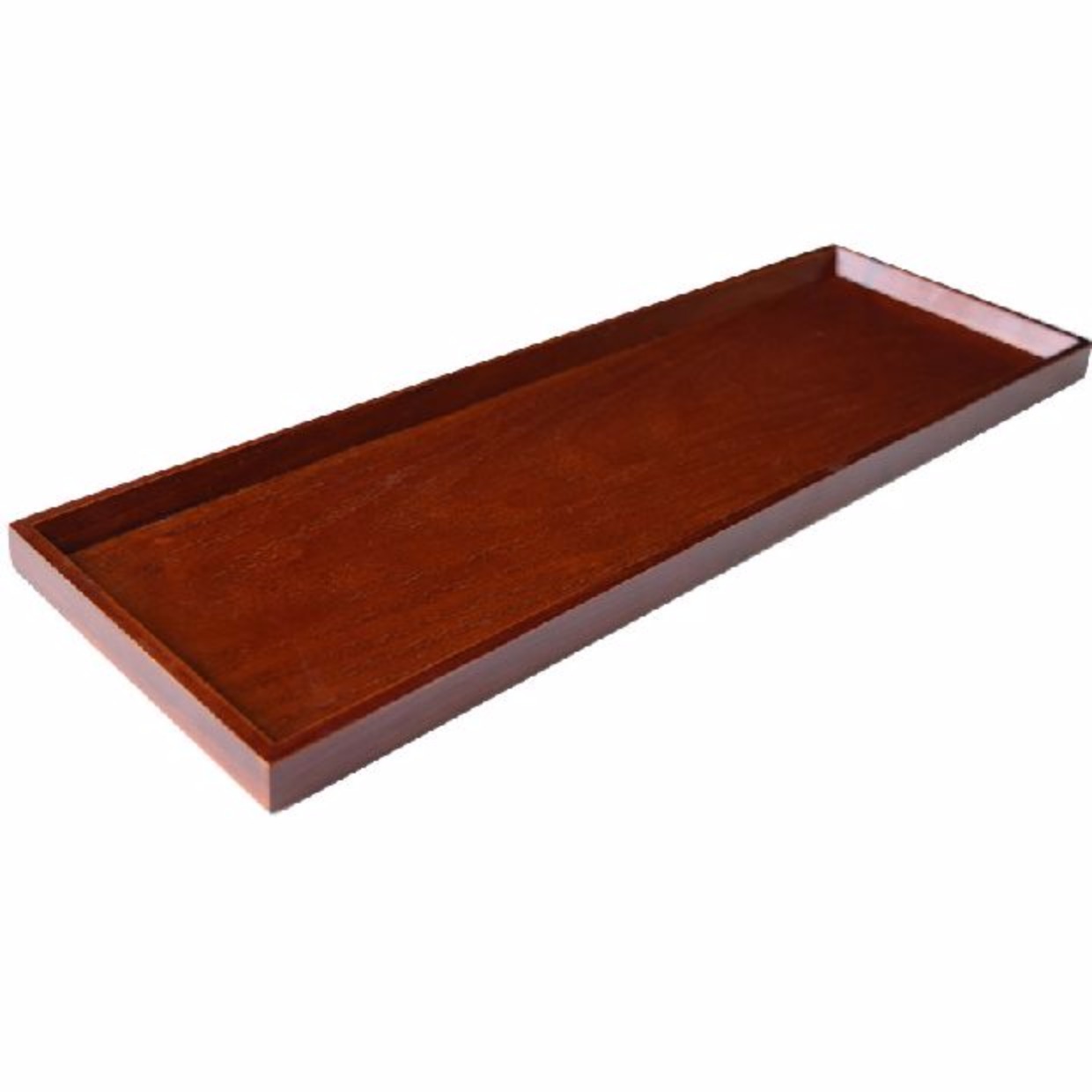 Nhật Bản dài màu nâu hình chữ nhật gỗ rắn khay gỗ trái cây tấm trái cây sấy khô khay trà khay khay gỗ tấm khay đựng ấm chén bằng gỗ đẹp
