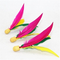 Sanmao badminton racket high elastic badminton for adults and children entertainment sports tendon ball durable high elastic 10 pack