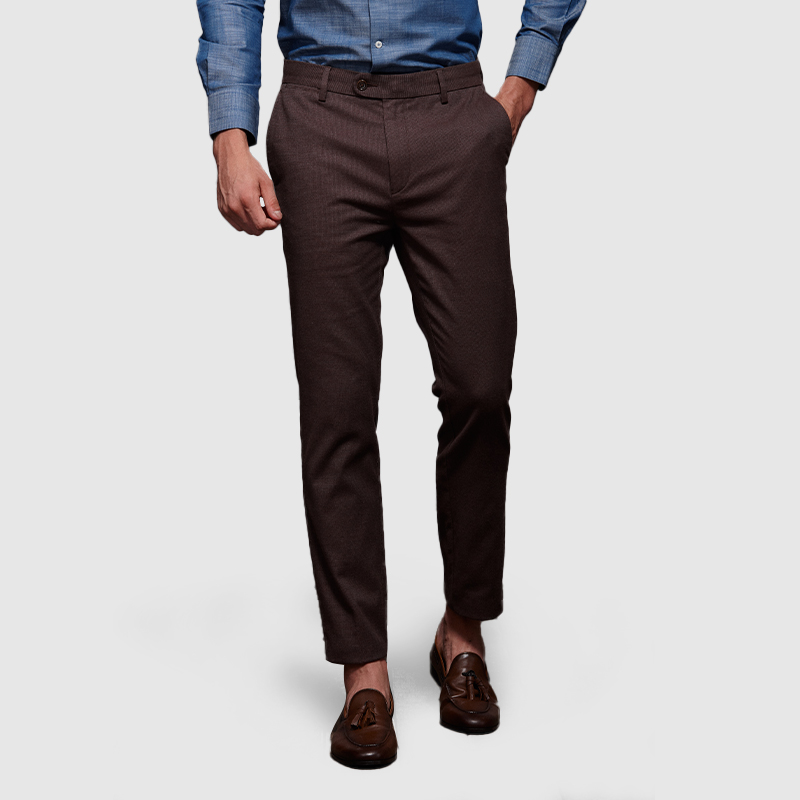 老式韵味遇上新潮科技:男士高级秋冬西裤