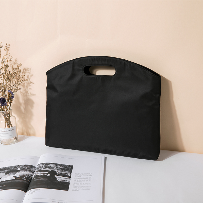 Extremely good briefcase female portable professional Japanese and Korean simple hand-held work bag business large-capacity computer bag information bag
