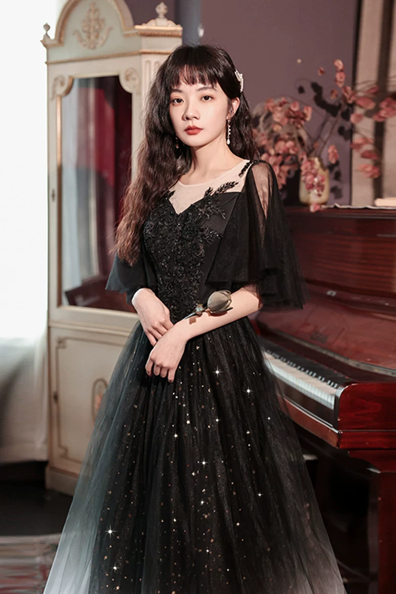 Evening dress, long skirt, plus size