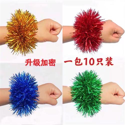 Dance bracelet cheerleader wrist flower kindergarten table performance Suzuka Handring Games cheerleader Flower Bracelet-Taobao