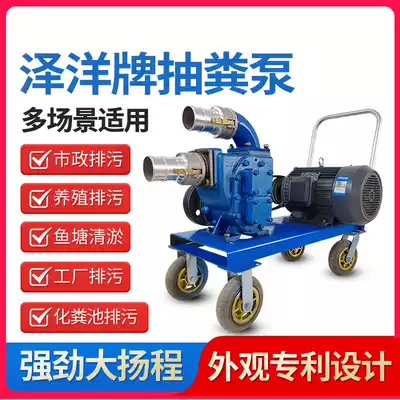 Manure pump household farm septic tank manure suction and sewage suction pump high head pump project sewage pump manure suction pump water pump