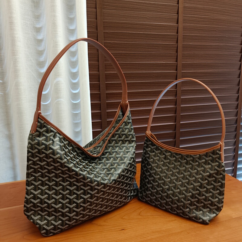 Dog Tooth Hobo Shopping Bag Mini Top-Grain Leather Tote Mommy Bag Handbag Shoulder Bag Underarm Bag Mother-Daughter Bag
