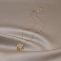 Dv limited return ) spot Ottles withdraw the cabinet and pick up light luxury eyestone security chain woman