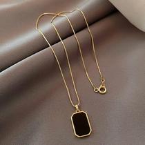 Fang brand necklace female luxury lavish design chain in tide temperament network red kkkkkko chain simple neckchain