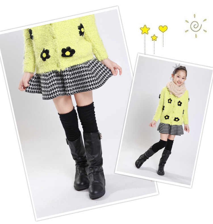 Jupe fillette en mélange - Ref 2049864 Image 9