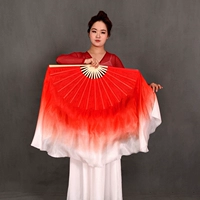 Большой красный до красителя [36 плавает 50] имитационный шелк