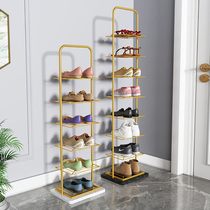 Wrought iron shoe rack simple door saving space shoe cabinet home porch good economical shoe rack multi-layer storage shelf