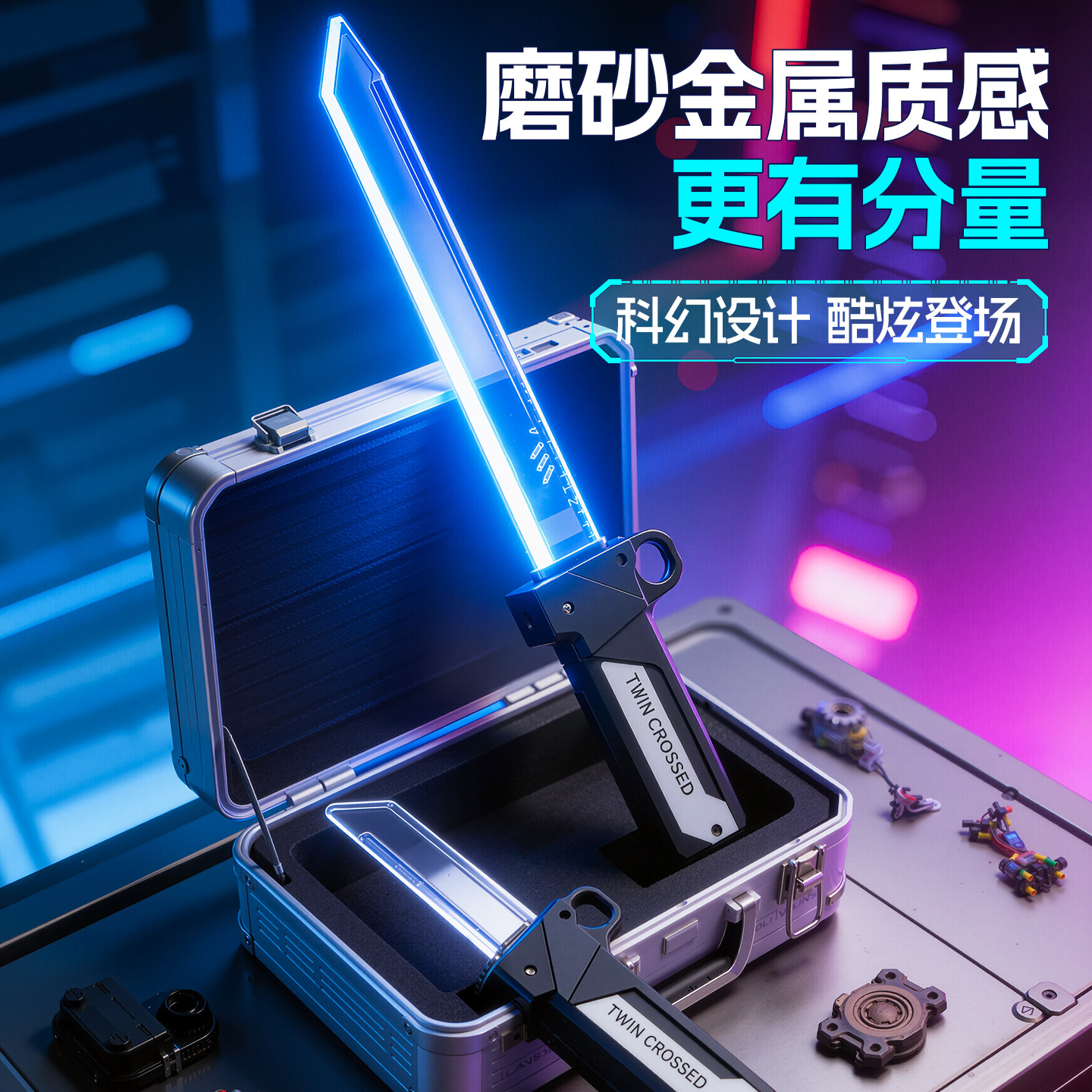 对插发光双刃光剑,儿童玩具刀中的视觉宝藏_手机游戏_淘宝游戏网