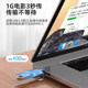 Slop otg adapter ໂທລະສັບມືຖື USB disk converter typec to usb3.0 interface two-in-one connection card reader ເຫມາະສໍາລັບ Huawei ipad pro tablet apple 15 computer download cable data