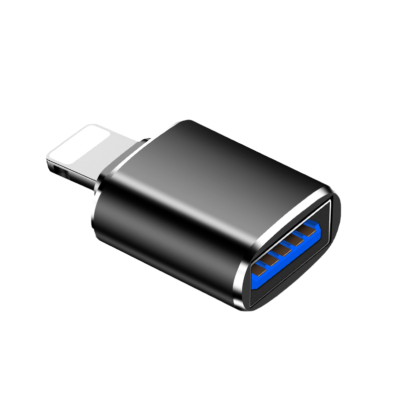 Suitable for Apple iPhone Otg Mobile Phone Adapter, Lightning Interface, 15 USB 3.0 External U Disk Converter, 12 Converter, iPad 13 Tablet Reading U Disk, Typec