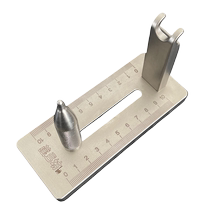 CNC all-stainless steel slingshot rubber band binding tool new desktop eight-character buckle flat leather binding leather pocket rubber band assistant