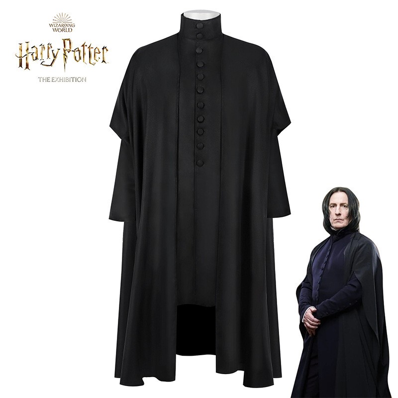 Harry Potter Professor Snape Costume Cosplay Halloween Costume in Stock Harry Potter Professor Snape Costume Cosplay Halloween Costume in Stock