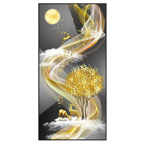 Elk Fortune Tree 5D Diamond Diamond Brimble Brimb