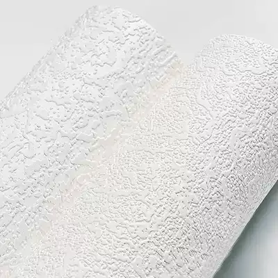 3D diatom mud Olong Nordic pure color plain color wallpaper living room bedroom clothing store wallpaper full of pure white