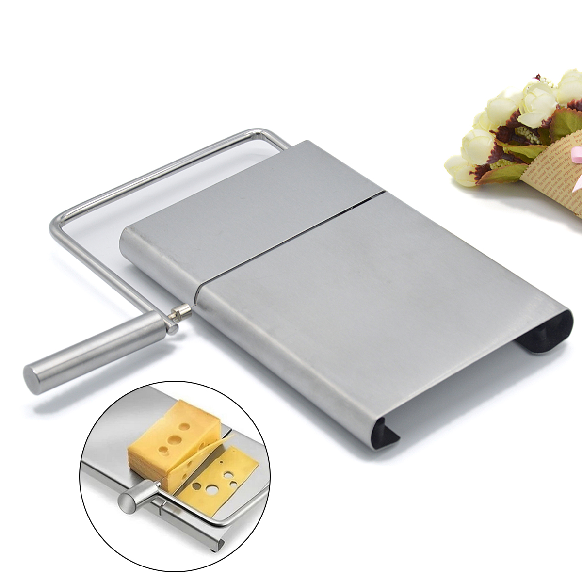 Stainless steel cheesechesed cheese slicer cheese cheese cutting table ham cutting knife kitchen tools
