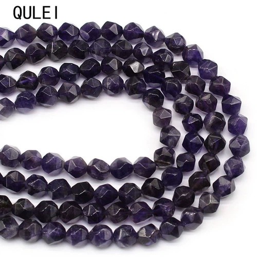 Натуральные плетеные бусины с аметистом ручной работы, агатовые аксессуары, ручка, связать своими руками