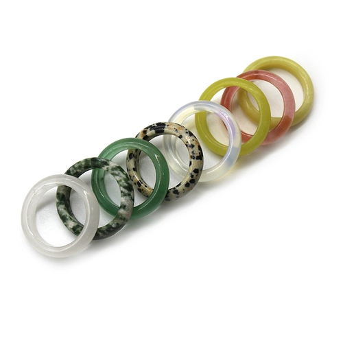 Белый халцедон, арбуз, красные пятна, лазурит, кулон-кольцо из лимонного нефрита, беговое кольцо, украшения из бегового кольца, фурнитура, полуфабрикаты