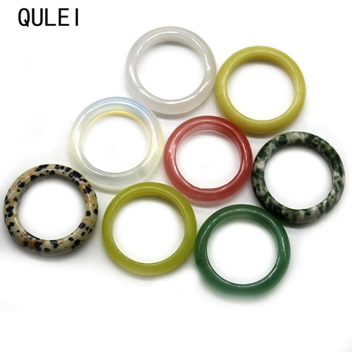 Белый халцедон, арбуз, красные пятна, лазурит, кулон-кольцо из лимонного нефрита, беговое кольцо, украшения из бегового кольца, фурнитура, полуфабрикаты