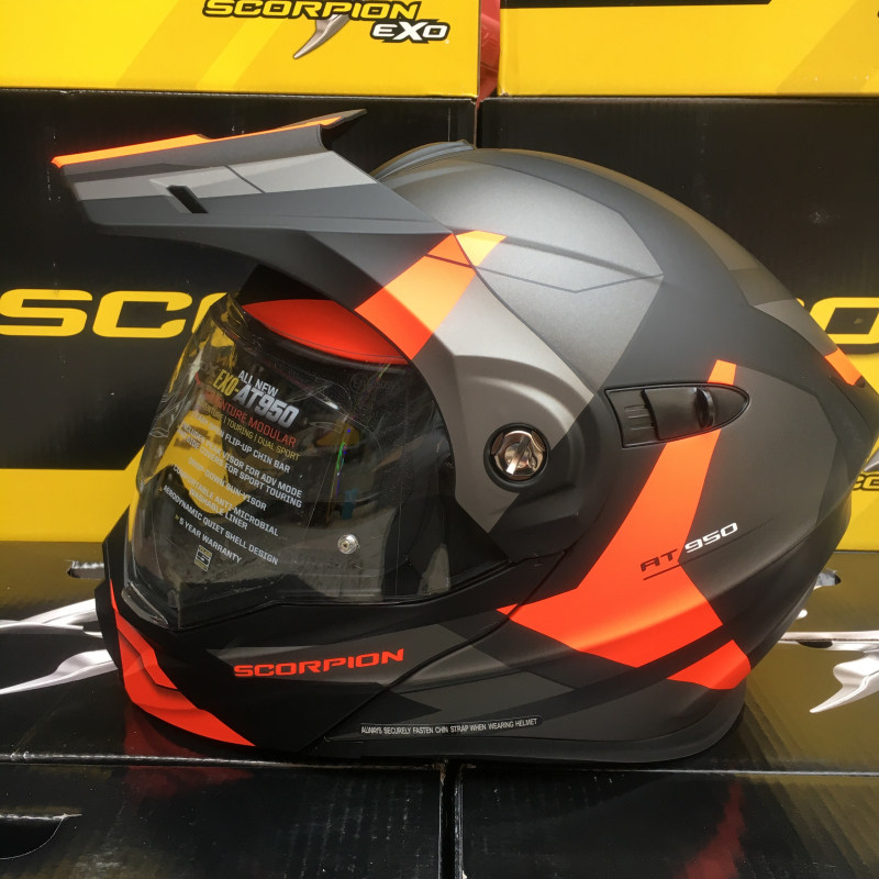 SCORPION EXO AT950 rally helmet exposed racing double lens four-season motorcycle travel anti-fog helmet