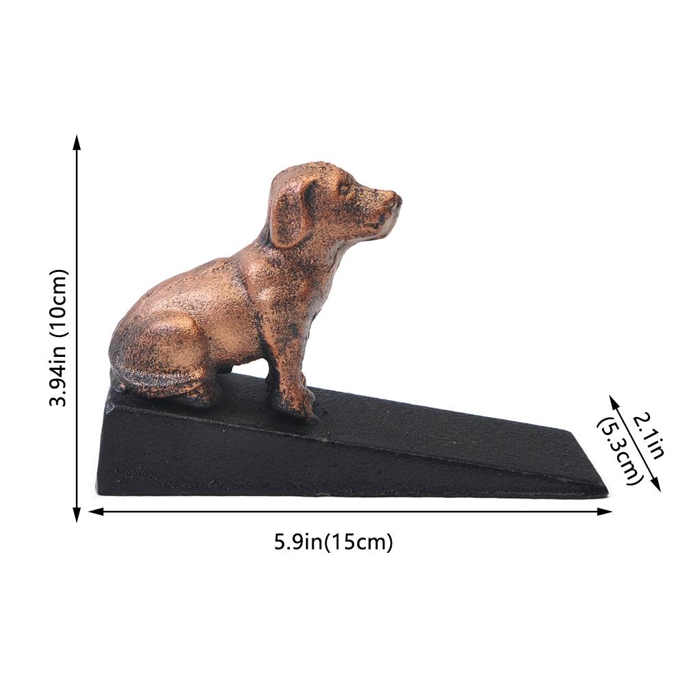 Creative personality door American home decoration cast iron door blocker blocker to free punch hole