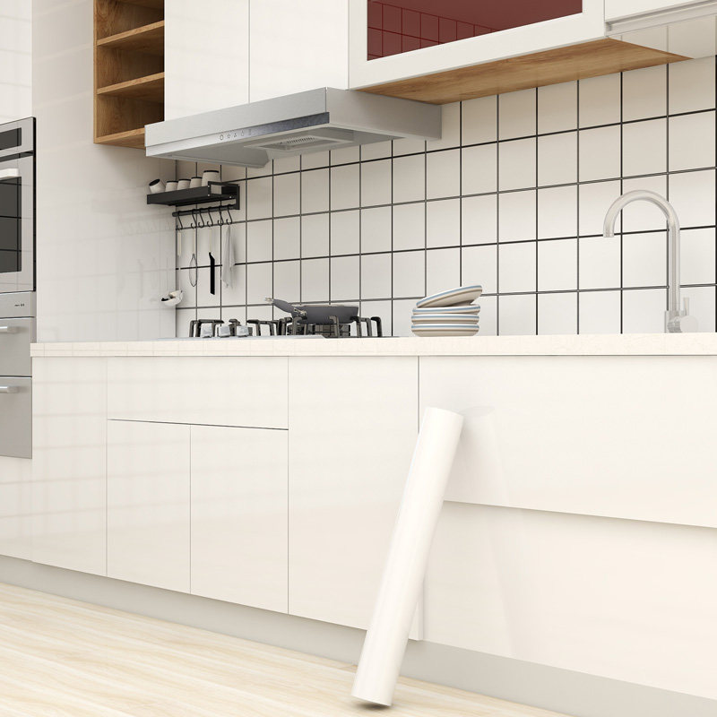 Kitchen integral cabinet waterproof and anti-oil stickers?Car-damp self-adhesive cabinet hearth renovated countertop with high temperature resistant cabinet