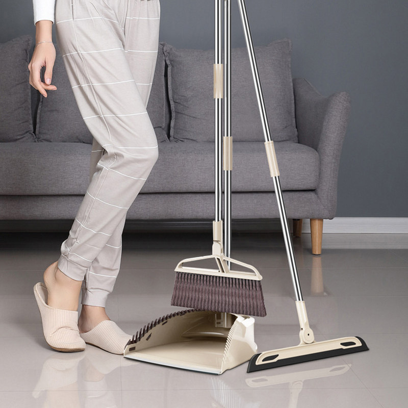 Dustpan magic broom sweeps the suit home soft hair broom make-up room windy sweeping room with no stick hair broom