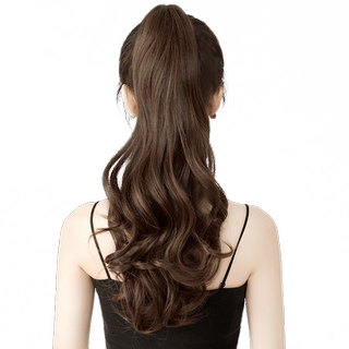 Korean trend adds volume to ponytail and changes hairstyle to fluffy pear blossom