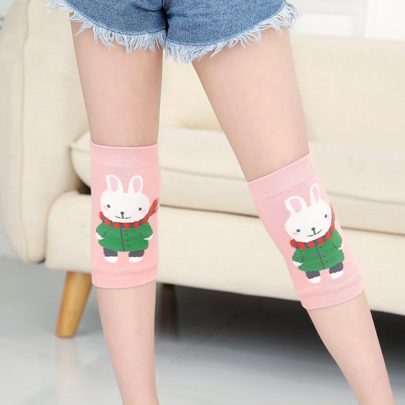 Spring Summer Thin Cotton Air Conditioning Room Warm Children Kneecap Baby Learn Step Crawl Knee Cover Little Bear-Taobao