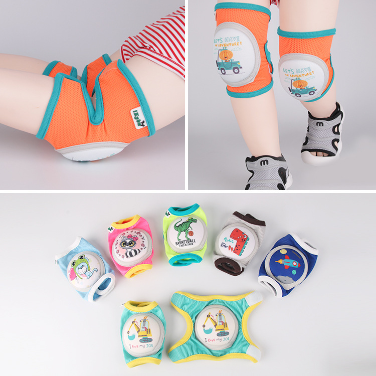 New children's kneecap baby baby walkway creeping anti-fall knee protection elbow riding protection protective gear suit-Taobao