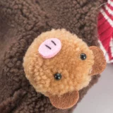 Бархатный комбинезон, демисезонный утепленный пуховик