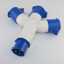 y - type 5 core 380V overhaul industrial plug socket five - hole 16a 32a injection molding machine power docking and waterproof