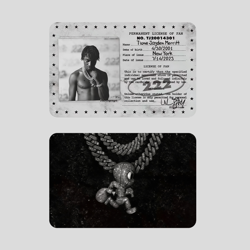 Hiphop/R&B/Pop Music Singer Driver's License Nfc Function Card Touch to Play Music Keychain Gift Hiphop/R&B/Pop Music Singer Driver's License Nfc Function Card Touch to Play Music Keychain Gift
