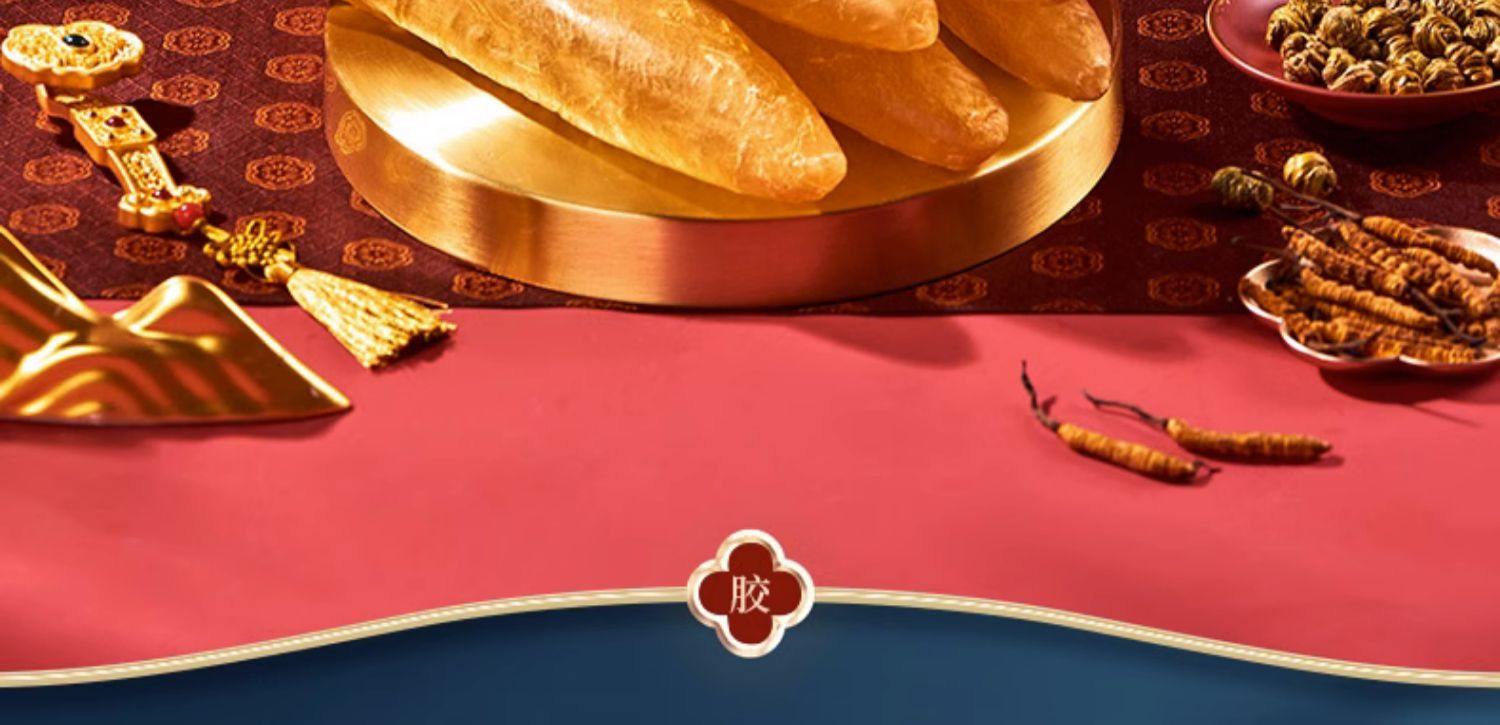 Yellow flower fish glue dry goods Deep sea 8A flower glue women's nourishing Stew Yellow cone 100g/ box