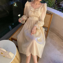 Tea Hysteria Style Retro 2021 Fall New Gentleness Cold Light Wind Women Dress Superior First Love Dress Skirt Summer