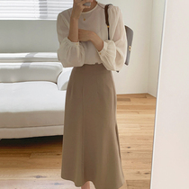 2021 New Fall Shirt Small Scent Wind Skirts Harbor Wind Retro Chic Casual Fashion Two Suits Women Summer