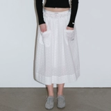 Low Classic Box Юбка 2024 Весна и летняя Новая корейская версия запятой в середине длины юбки