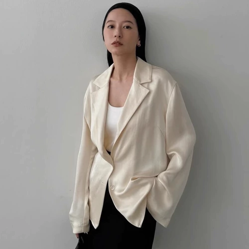 Низкая классическая мацумото Hyamoto Рубашка женская весна, летняя осень две шапки Saton Line Line