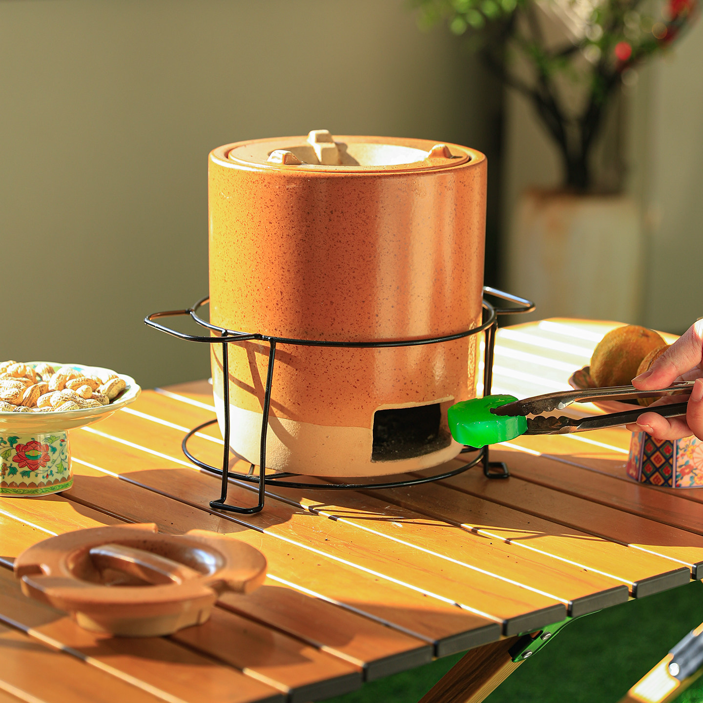 Authentic New Fifth-Generation Fuqiang Charcoal Stove, Tea-Making Stove, Direct Sales from the Manufacturer, Handcrafted, Heat-Gathering, Heat-Retaining, and Charcoal-Saving