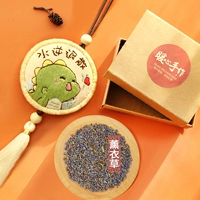 Вода обратная дисперс (вышитый сарай+лаванда+подарочная коробка DIY)