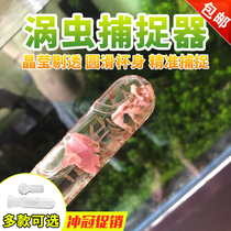Aquatic tank planarian trap nematode leeches aquarium shrimp tank glass trap protein insect trap