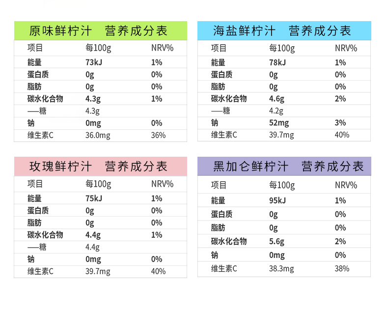 柠檬共和国鲜柠檬汁水饮料360ml*6