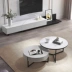 Bàn cà phê bằng đá kính viễn vọng kiểu Ý, tủ TV kết hợp căn hộ nhỏ tối giản hiện đại Phòng khách nhà kiểu Bắc Âu hoàn chỉnh bộ đồ nội thất - Bộ đồ nội thất