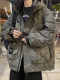 Down jacket male teenagers winter 2025 new high-end workwear jacket male students hooded warm and cold-proof clothing