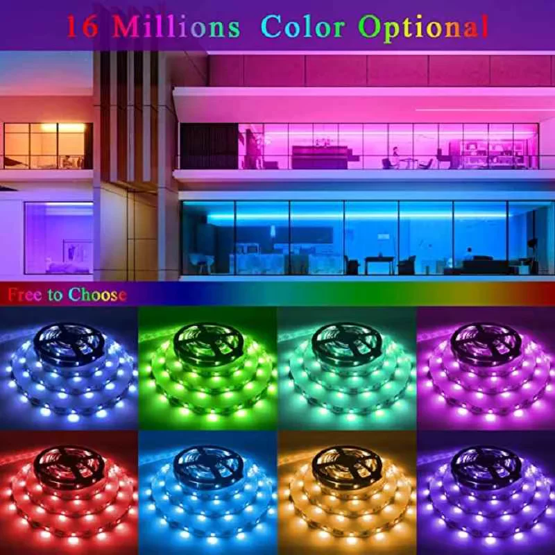 Светодиодная лента для комнаты 24В Bluetooth WiFi RGB лента светодиодная